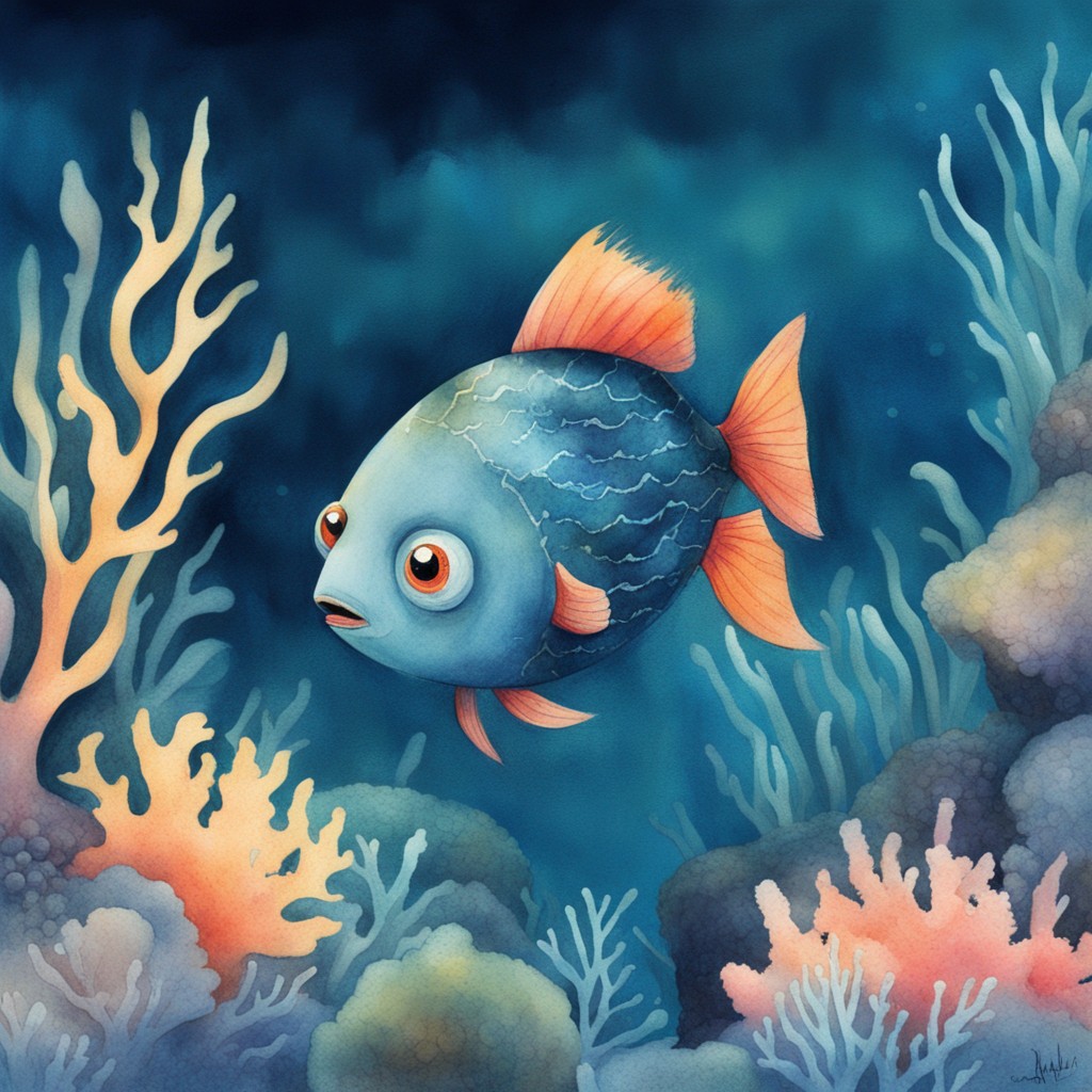 Finley at the reef edge