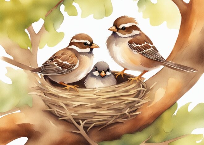 The Little Sparrow’s First Flight