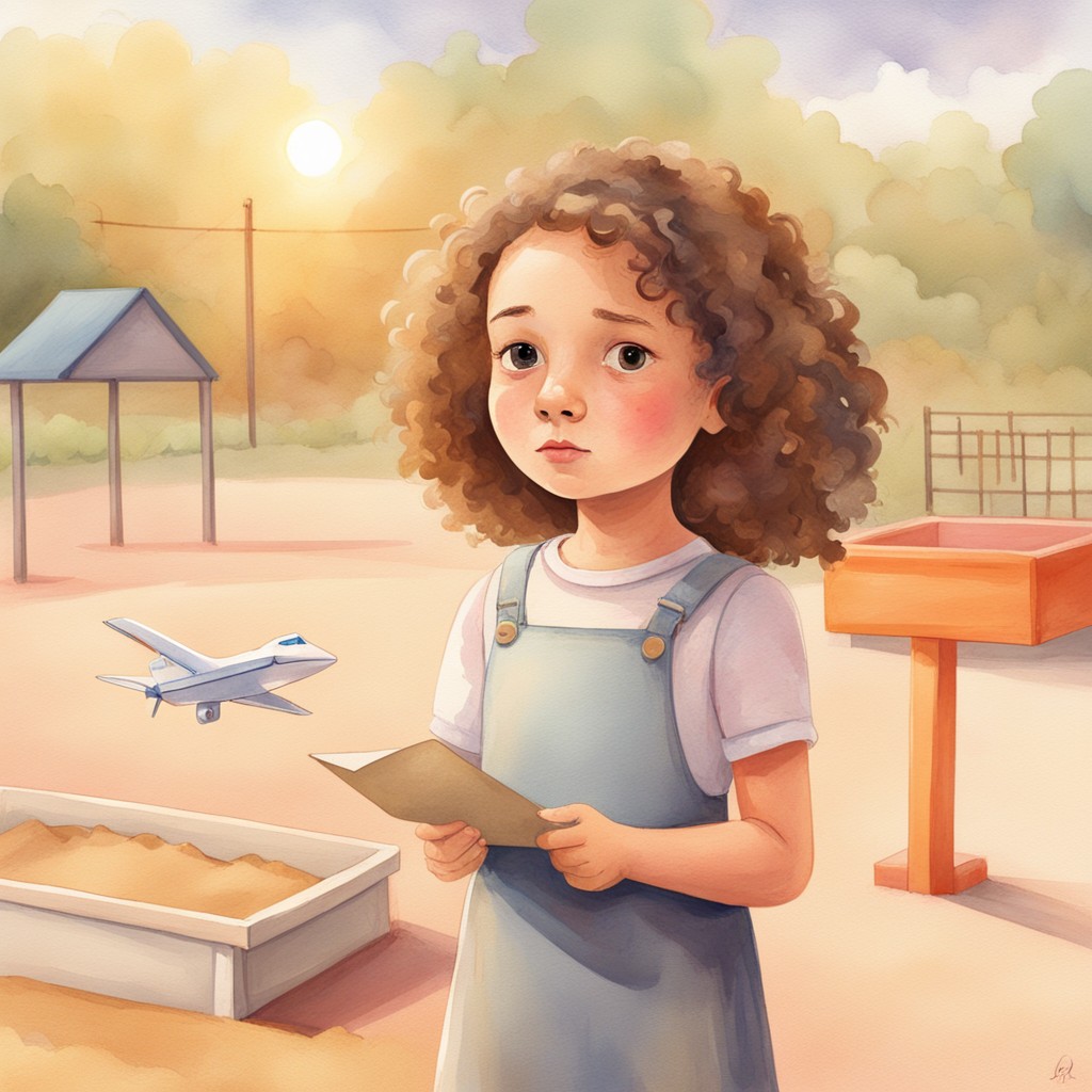 Pip watching the grown-up penguins sliding gracefully on the ice