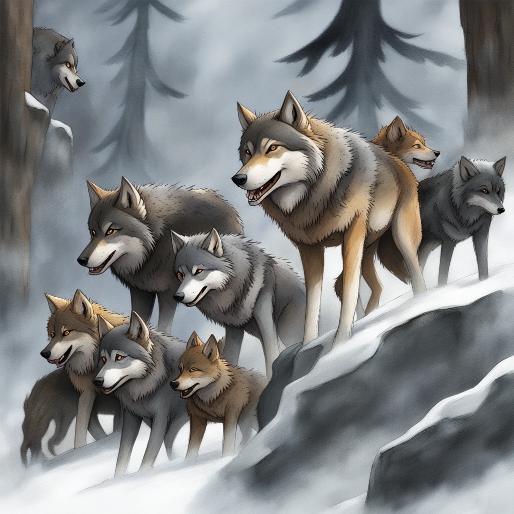 The Wolf Pack That Learned to Howl Together: A Story About Cooperation