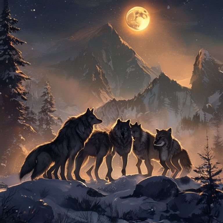 The Wolf Pack’s Great Journey: A Story About Cooperation