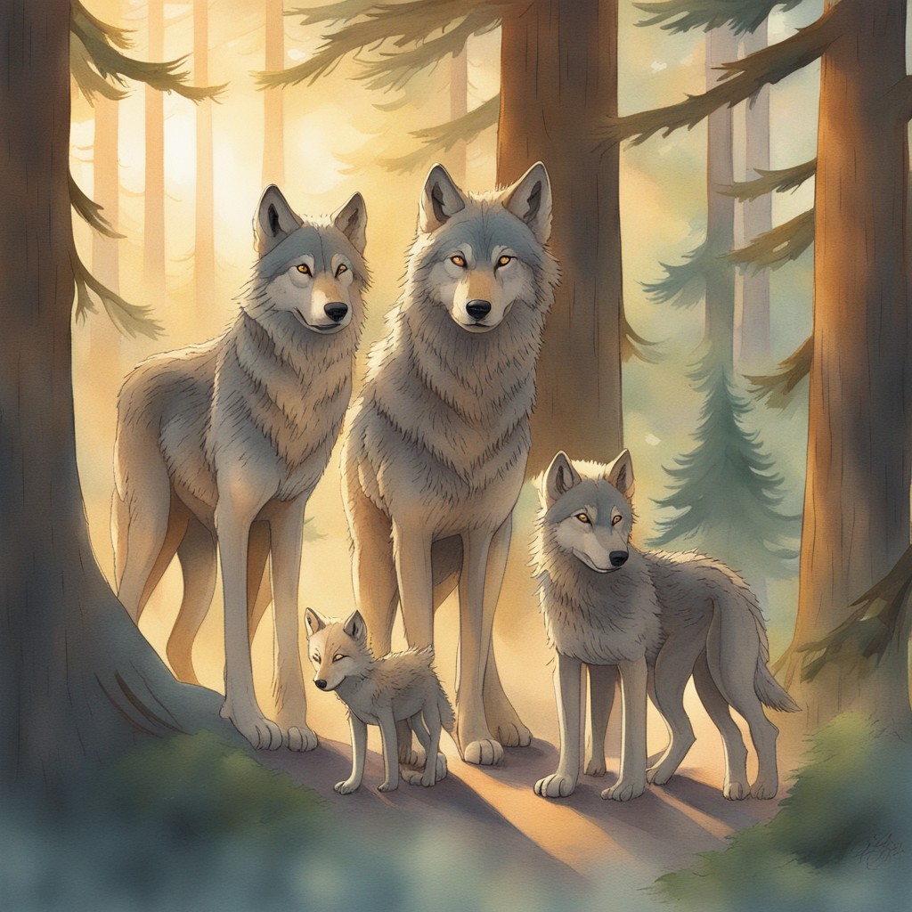 The Wolves of Whispering Pines: A Story About Cooperation