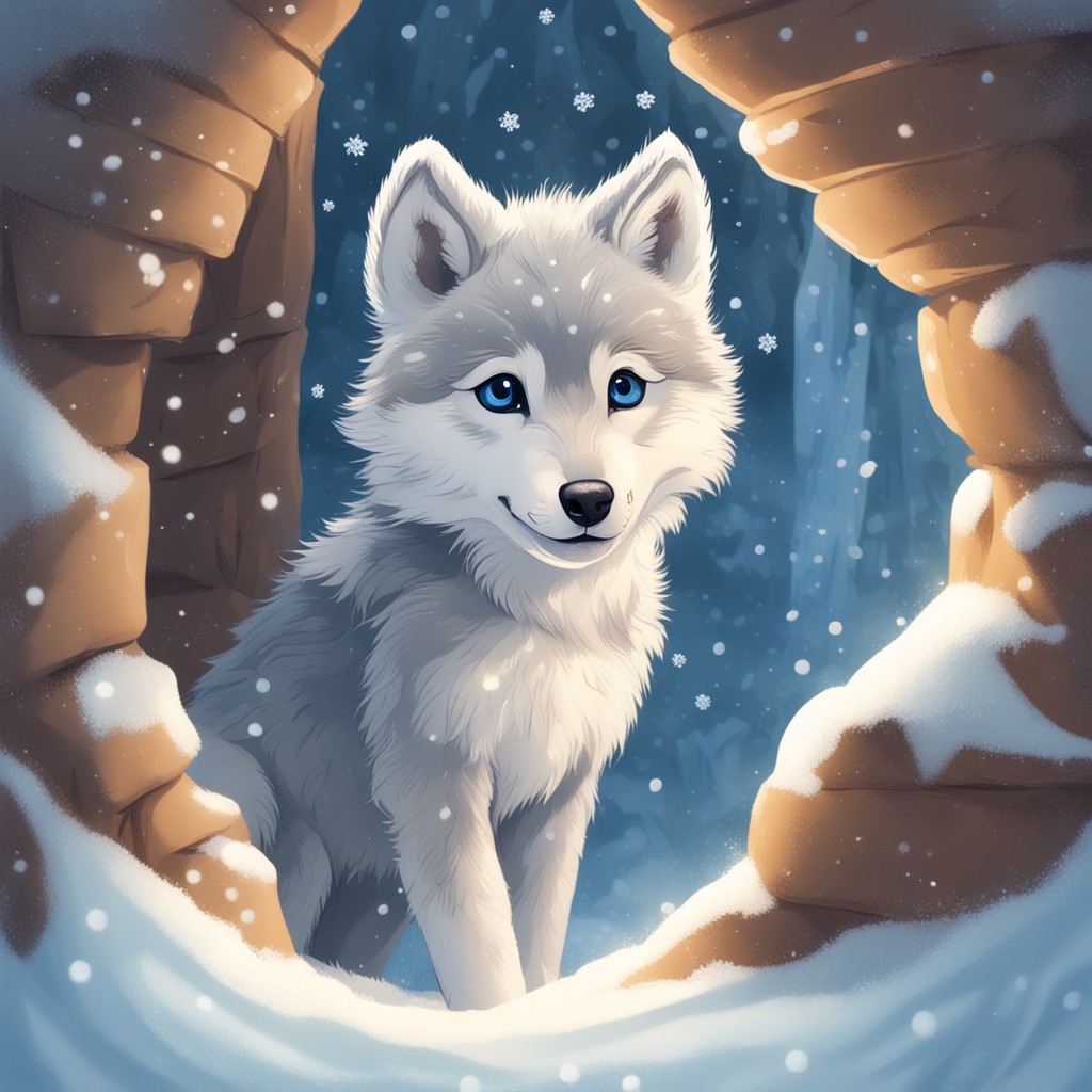 Ash discovers the gap in the snow