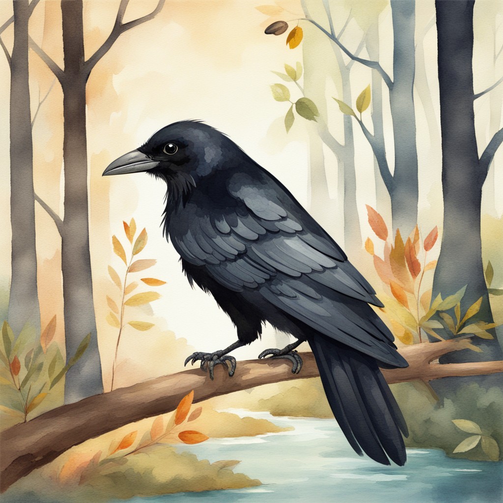 The Clever Crow Who Saved the Stream