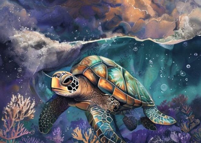 The Turtle Who Faced the Storm: A Story About Courage