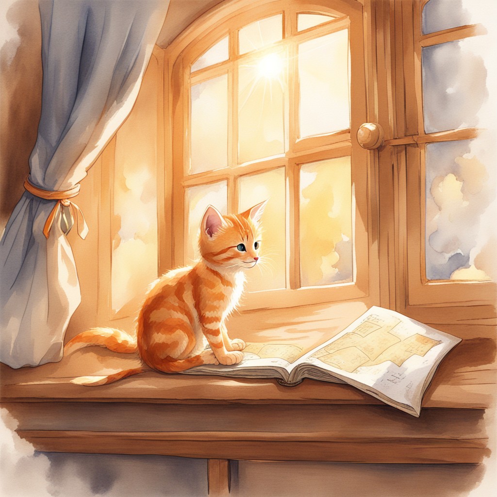 Whiskers finds the treasure map