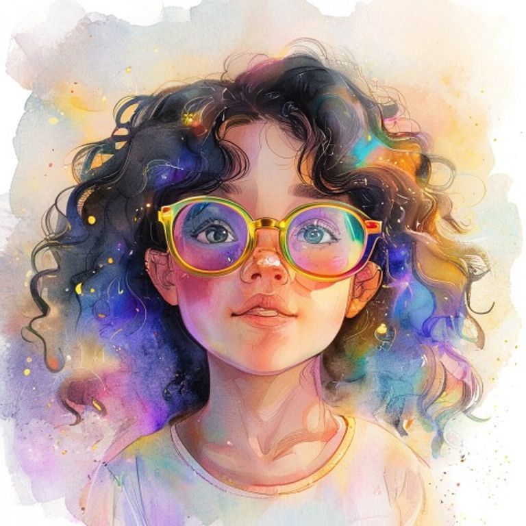 The Girl Who Wore Glasses of Gold: A Story About Empathy