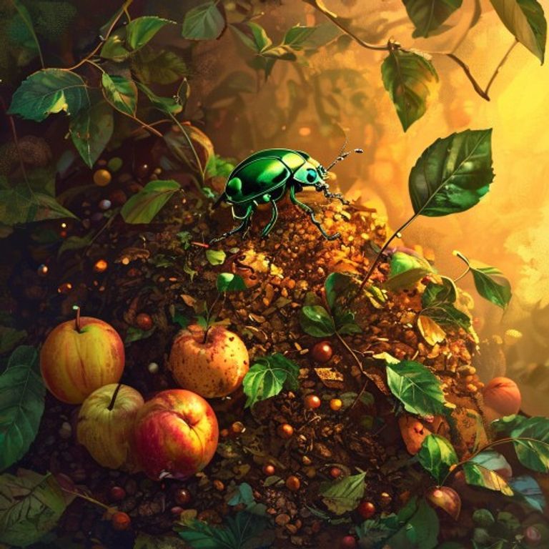 The Beetle Who Loved the Compost Heap: A Story About Gratitude