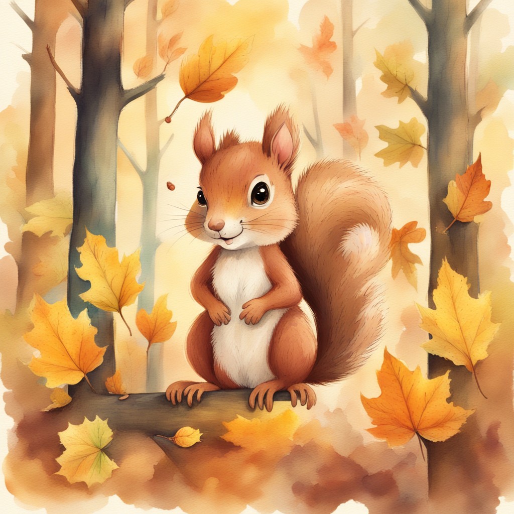 The Little Squirrel’s Winter Gift: A Story About Gratitude