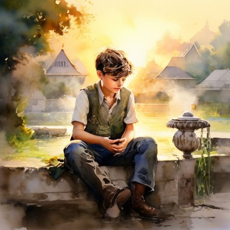 The Purse Under the Fountain: A Story About Honesty