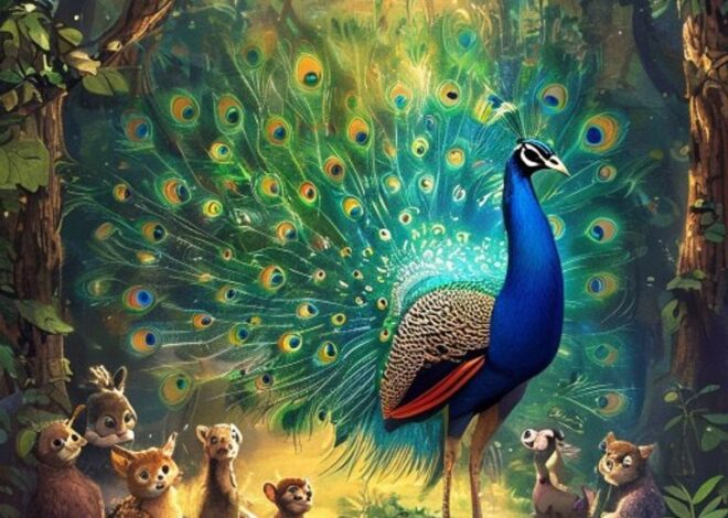 The Peacock Who Learned to Bow: A Story About Humility