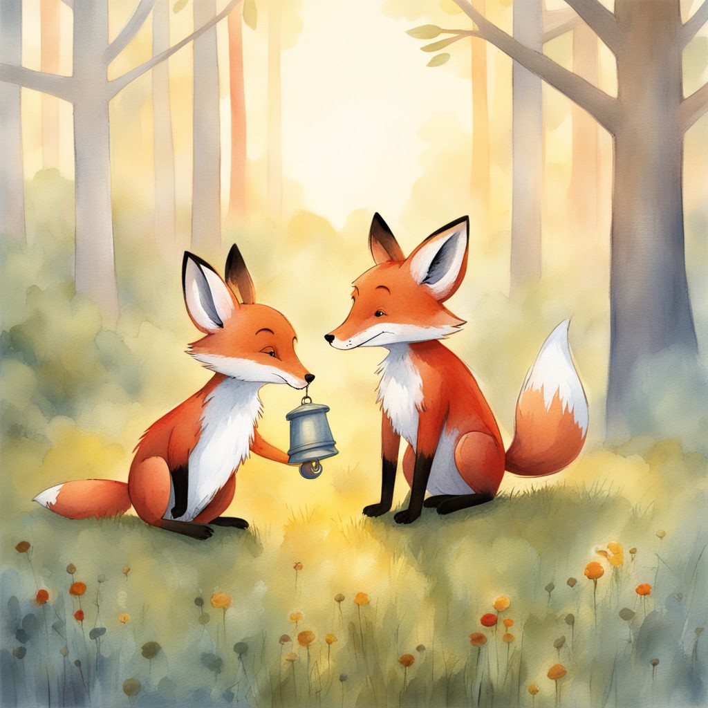 Rusty returning the silver bell to Dash