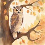 Wise owl Solomon presiding over the Tree Court with forest animals