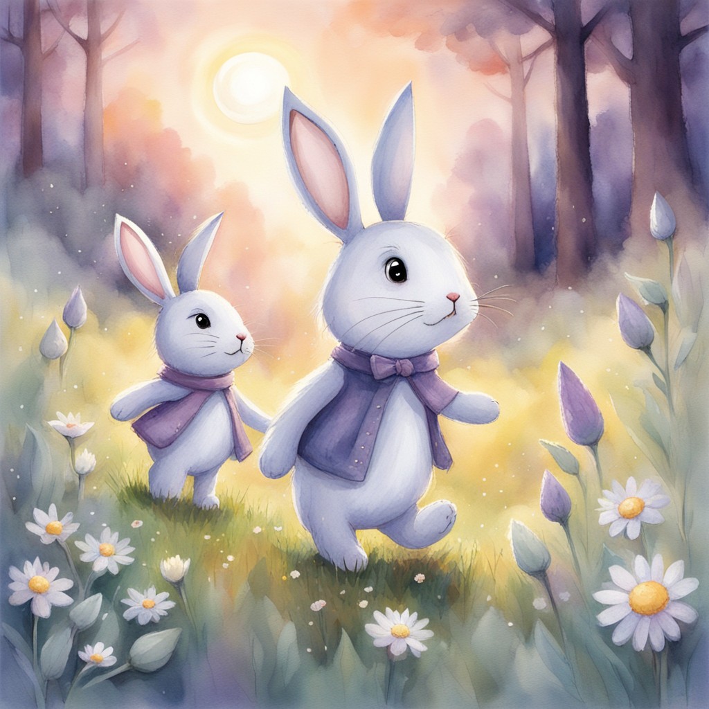 Lila and Pip lead the Spring Parade