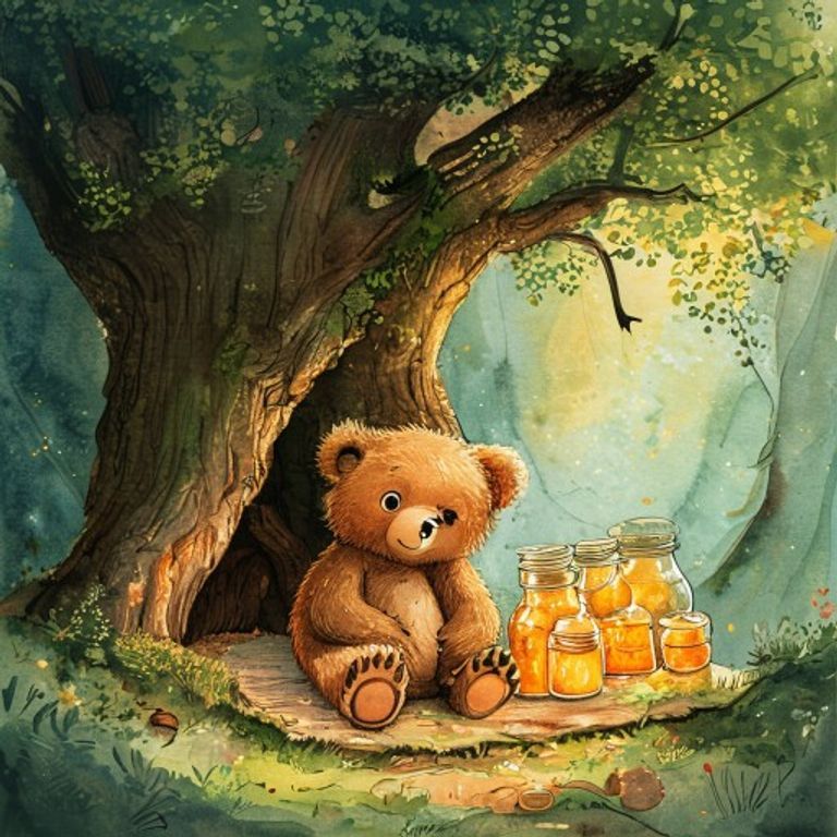 The Bear Who Shared His Honey: A Story About Kindness