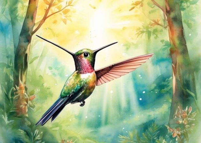 The Little Hummingbird Who Could Not Fly Away: A Story About Kindness