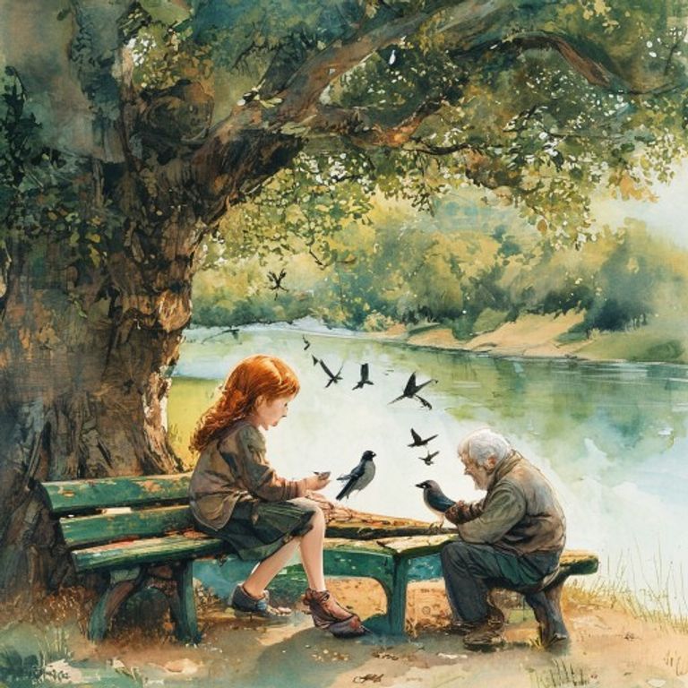 The Bench by the River: A Story About Love