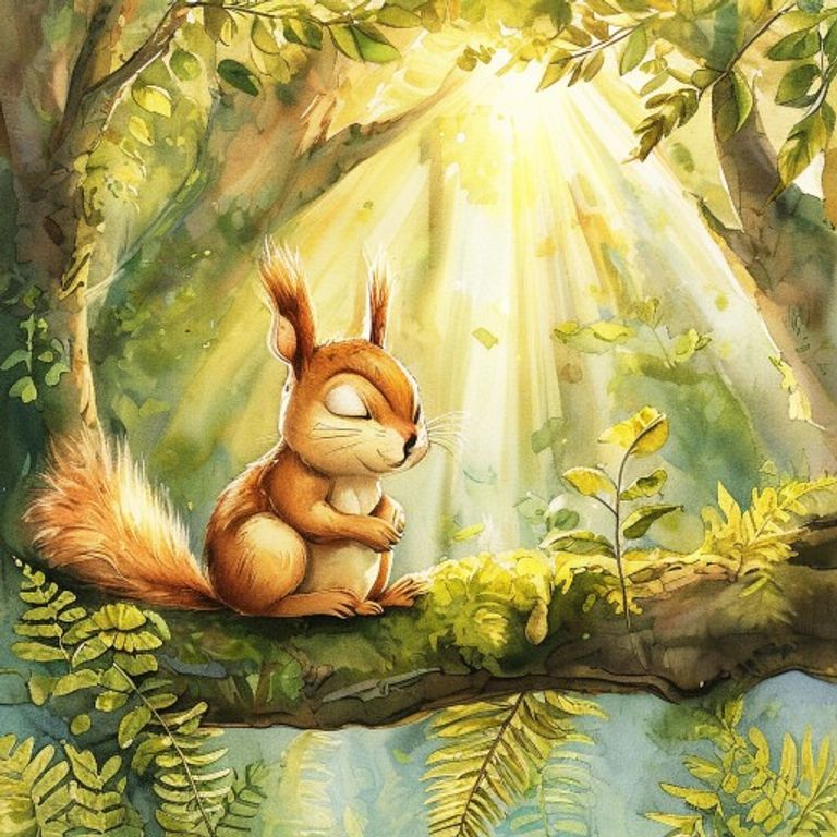 The Squirrel Who Forgot Today: A Story About Mindfulness