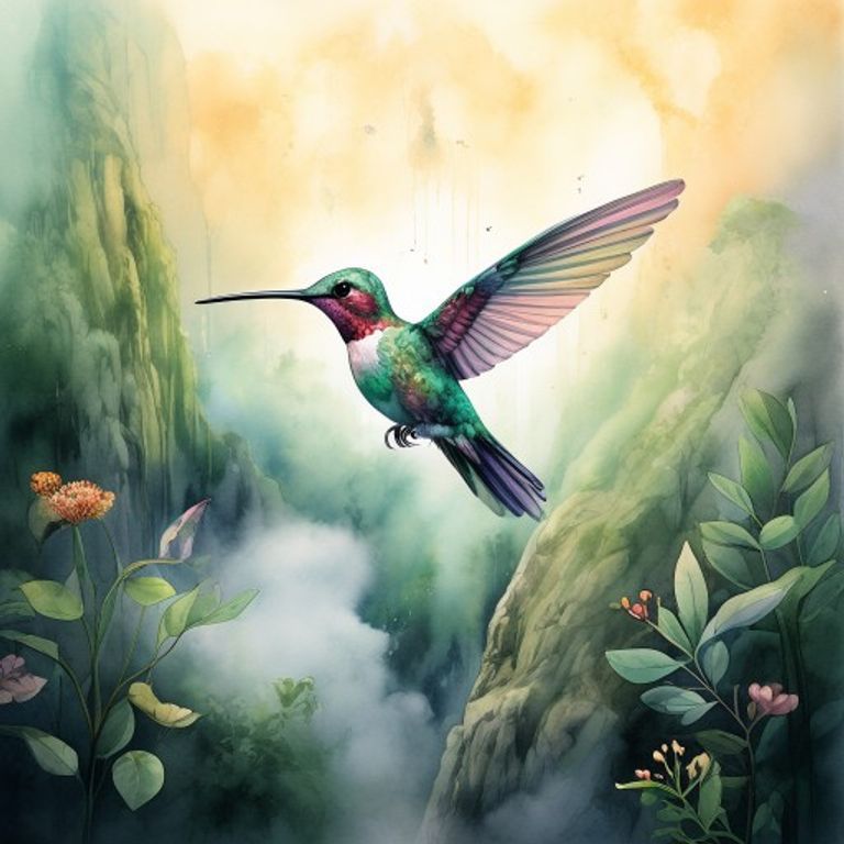 The Hummingbird Who Learned to Be Still: A Story About Mindfulness
