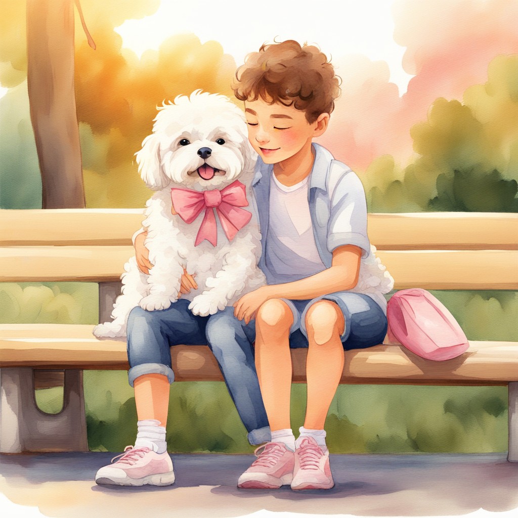 Sometimes the best gift is simply being there. Mochi helps Marcus feel less alone.
