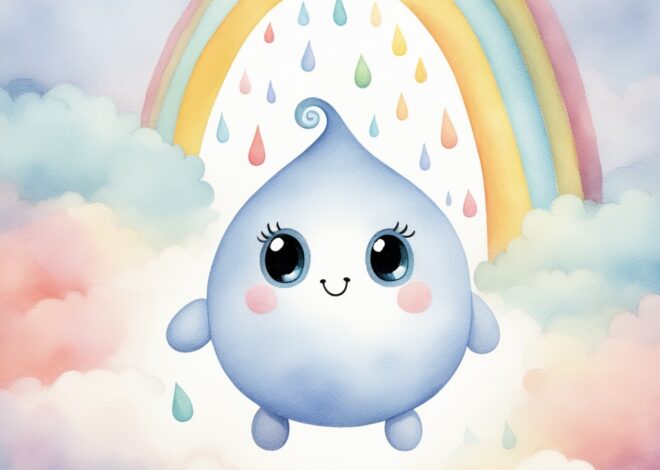 The Raindrop Who Learned to Shine: A Story About Optimism