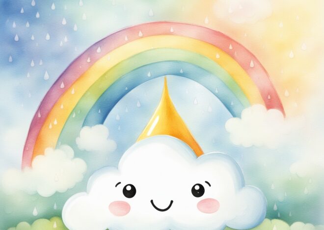The Raindrop Who Saw the Bright Side: A Story About Optimism