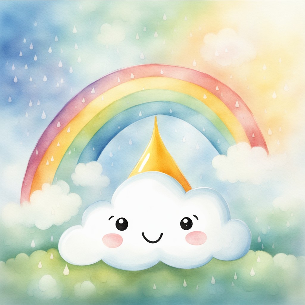 The Raindrop Who Saw the Bright Side: A Story About Optimism