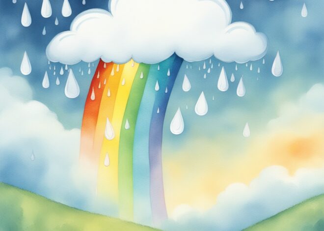 The Little Raindrop Who Saw Silver: A Story About Optimism
