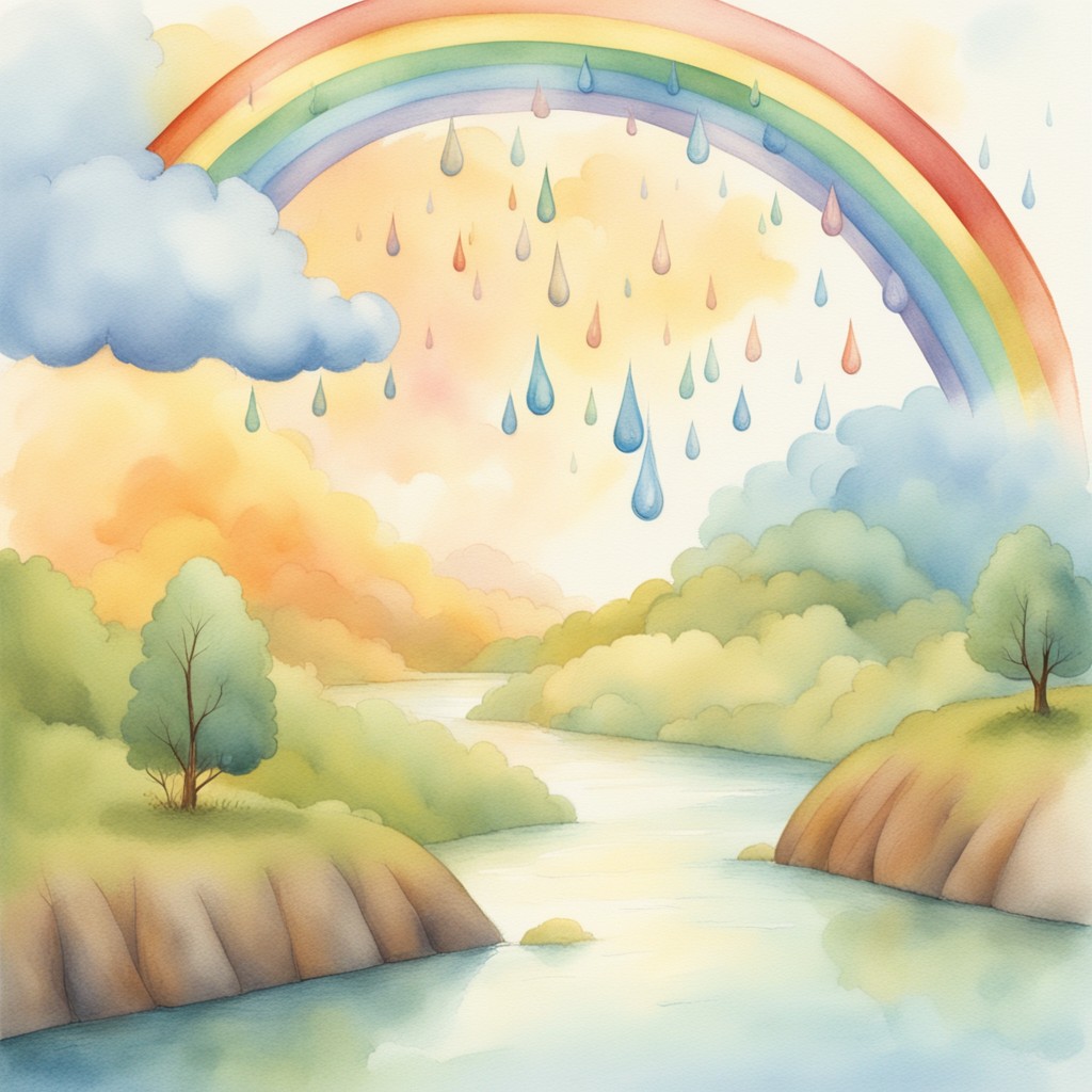 The Little Raindrop Who Found the Rainbow: A Story About Optimism