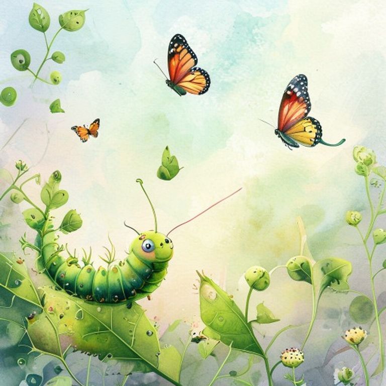 The Caterpillar Who Waited: A Story About Patience