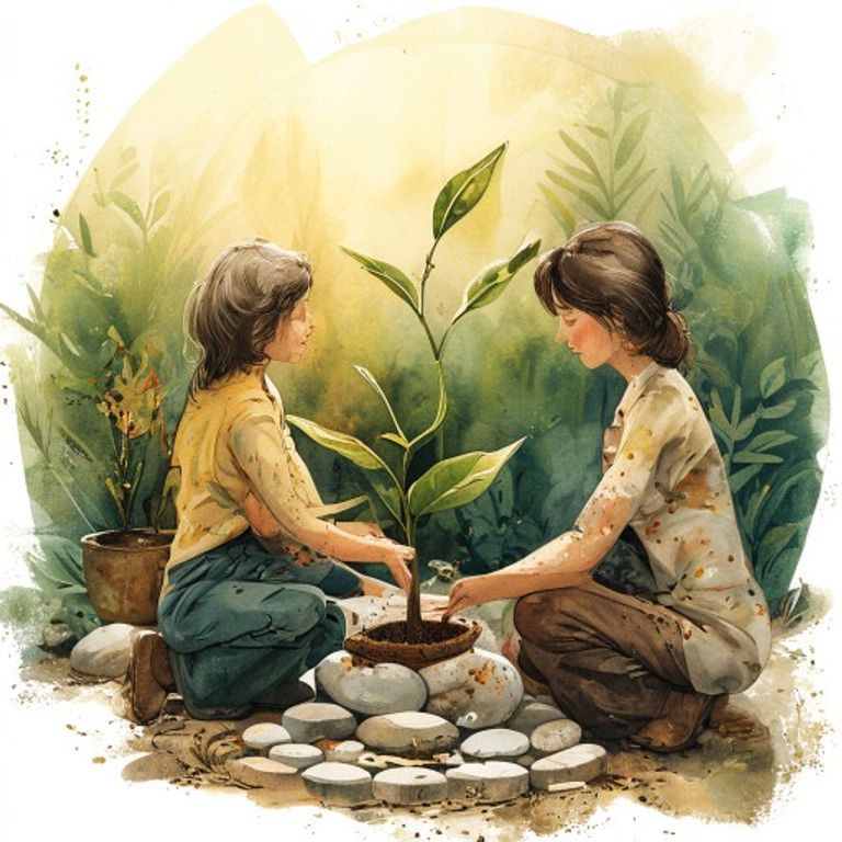 The Moonbloom Gardener: A Story About Patience