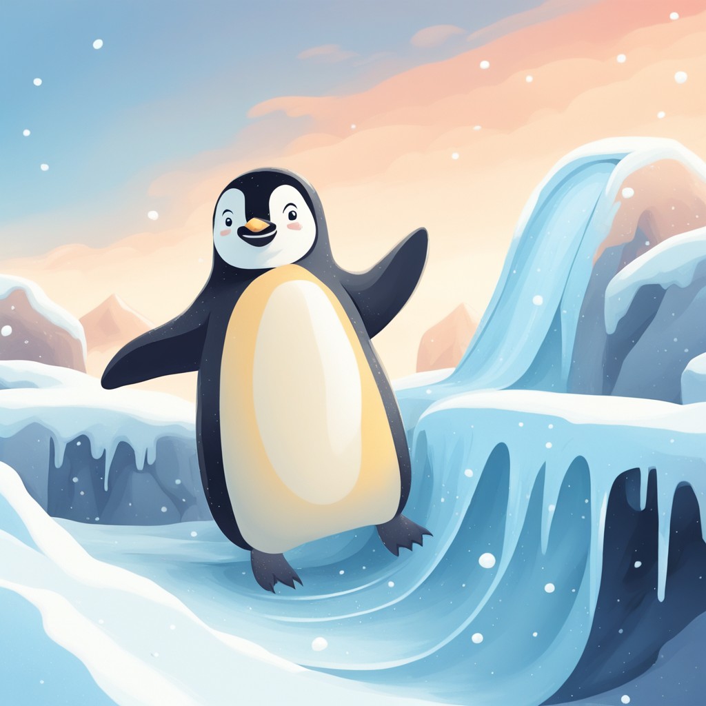 Pippa tumbling playfully into a warm snowbank after another try