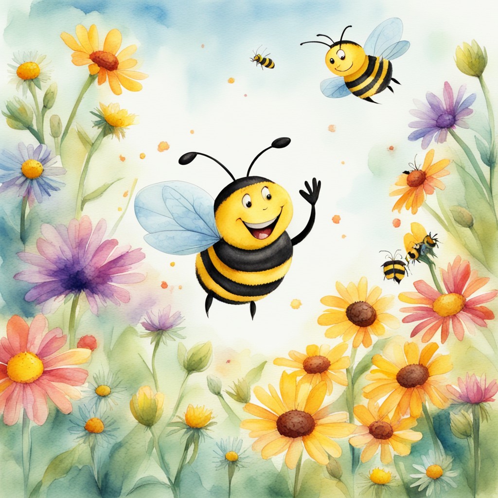 Happy Bella flying with friends