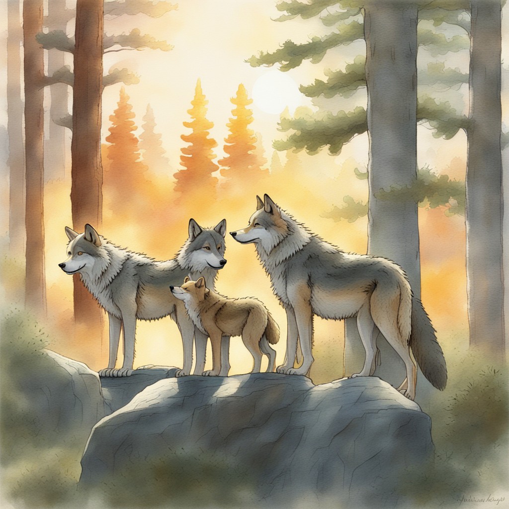 The Wolves of Unity River: A Story About Cooperation