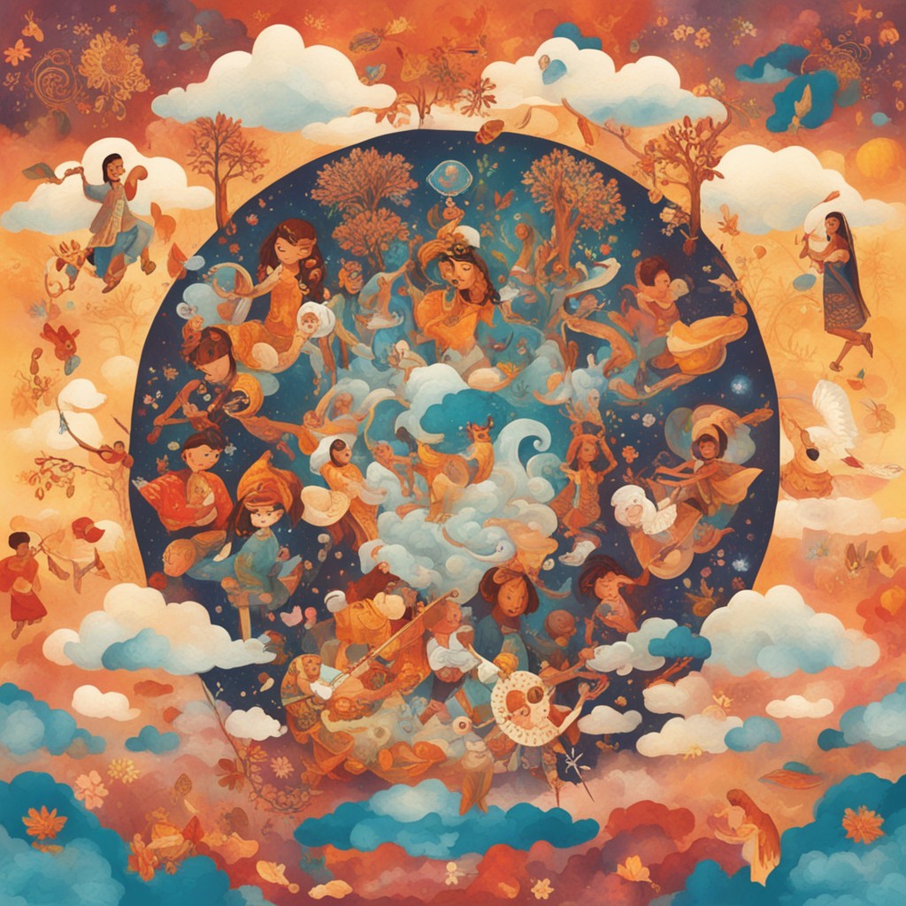The children's tapestry celebrating cultural diversity