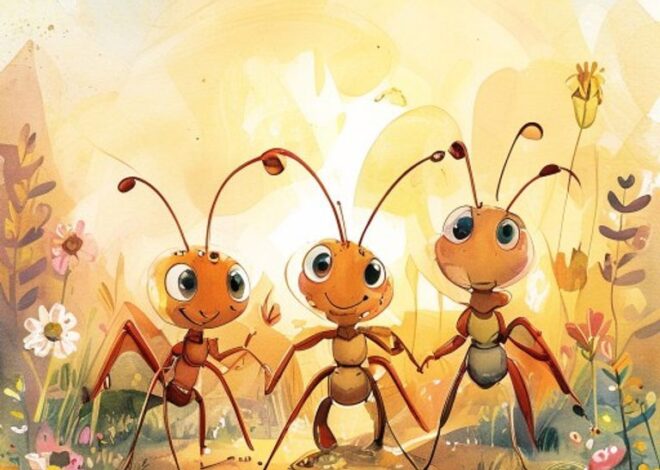 The Great Anthill Bridge: A Story About Teamwork