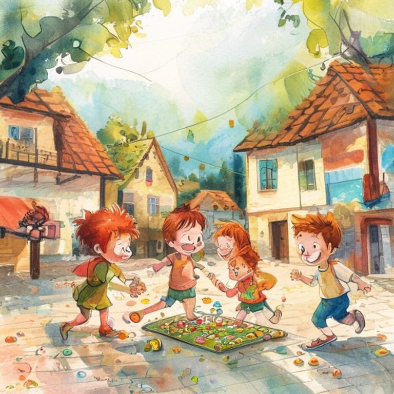 Children playing together