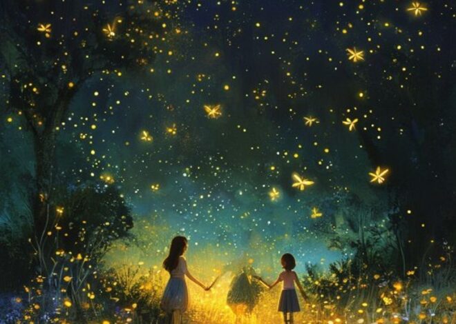 Eva and Mia: The Night the Fireflies Forgot to Glow – A Story About Gratitude
