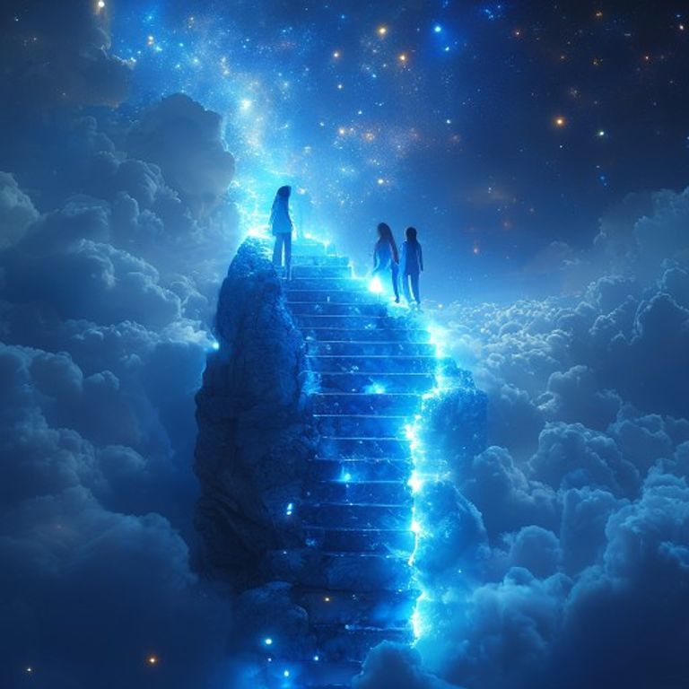 Eva and Mia: The Starlight Staircase – A Story About Perseverance